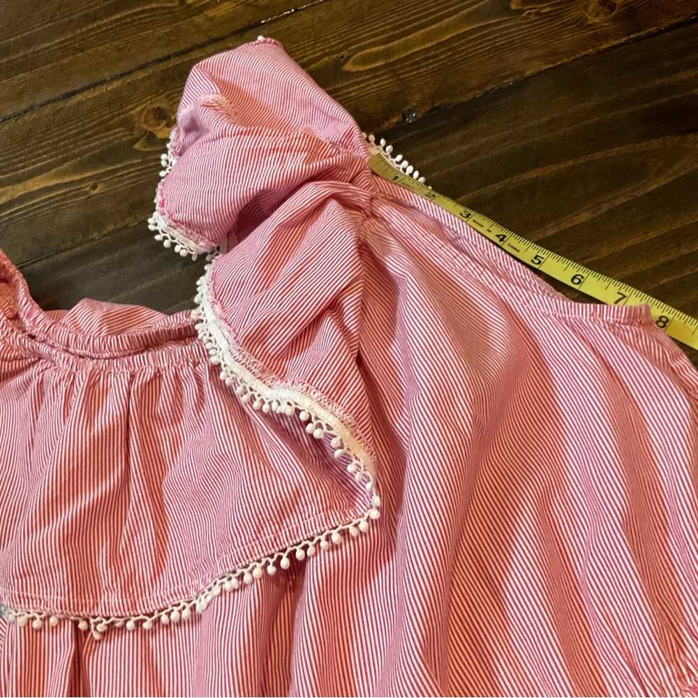 NWOT Faded Glory red and white stripe Midi Dress - Picture 4 of 9